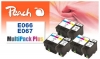 319145 - Peach Spar Pack Plus Tintenpatronen kompatibel zu T0661, T0670, C13T06624010 Epson