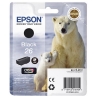 Cartouche d'encre noire originale  Epson No. 26 bk, C13T26014010