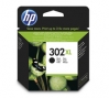 Original Ink Cartridge black  HP No. 302XL bk, F6U68AE