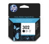 Original Ink Cartridge black  HP No. 302 bk, F6U66AE