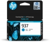 Original Ink Cartridge cyan  HP No. 937 c, 4S6W2NE