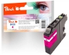 Cartouche d'encre Peach magenta, compatible avec  Brother LC-123M