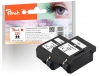 Peach Twin Pack testine di stampa nero, compatibile con  Lexmark, Canon, IBM, Epson, Konica Minolta, Brother, Ricoh, Apple BC-02BK, 0895A002