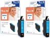 Peach Twin Pack cartouche d'encre cyan, compatible avec  Epson T0542C*2, C13T05424010