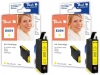 Peach Twin cartouche d'encre jaune, compatible avec  Epson T0544Y*2, C13T05444010