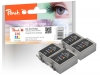 Peach Twin Pack 2 Ink Cartridges colour, compatible with  Canon BCI-16C*2, 9818A002