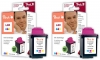 Peach Twin Pack Ink Cartridge colour, compatible  Samsung, Lexmark, Kodak, Compaq, Brother No. 80C*2, 12A980E