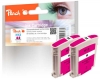 Peach Twin Pack cartouche d'encre magenta, compatible avec  HP No. 13 m*2, C4816AE*2