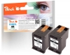 Peach Double Pack tête d'impression noir, compatible avec  HP No. 300XL bk*2, D8J43AE