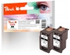 Peach Double Pack tête d'impression noir, compatible avec  Canon PG-510BK*2, 2970B001