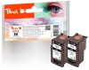 Peach Double Pack tête d'impression noir, compatible avec  Canon PG-512BK*2, 2969B001