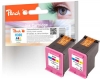 Peach Double Pack tête d'impression couleur, compatible avec  HP No. 300 c*2, CC643EE*2