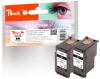 Peach Double Pack tête d'impression noir, compatible avec  Canon PG-540BK, 5225B005