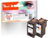 Peach Multi Pack, compatible avec  Canon PG-510BK, CL-511C, 2970B001, 2972B001