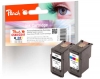 Peach Combi Pack compatible avec  Canon PG-540BK, CL-541C, 5225B006