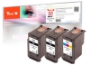 Peach Multipack Plus compatible avec  Canon PG-540BK*2, CL-541C, 5225B006