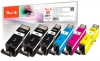 Peach Multipack Plus, compatible avec  Canon PGI-520*2, CLI-521, 2934B007