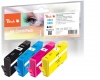 Peach Combi Pack compatible avec  HP No. 934, No. 935, C2P19A, C2P20A, C2P21A, C2P22A