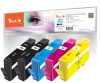 Peach Combi Pack Plus compatible avec  HP No. 934*2, No. 935, C2P19A*2, C2P20A, C2P21A, C2P22A