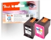 Peach Multipack compatible avec  HP No. 302, F6U66AE, F6U65AE