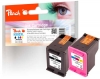 Peach Multi Pack compatible with  HP No. 302XL, F6U68AE, F6U67AE