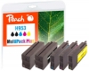 Peach Combi Pack Plus compatible avec  HP No. 953, L0S58AE*2, F6U12AE, F6U13AE, F6U14AE