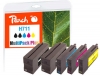 Peach Combi Pack Plus compatible avec  HP No. 711, CZ129AE, CZ130AE, CZ131AE, CZ132AE