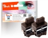 Peach Twin Pack cartouche d'encre noire, compatible avec  Brother LC-900bk*2