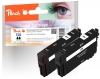 Peach Twin Pack Ink Cartridge black, compatible with  Epson T3581, No. 35 bk*2, C13T35814010*2