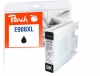 Peach cartouche d'encre XL noire, compatible avec  Epson T9081, No. 908XLBK, C13T90814010