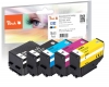 Peach kombipack kompatibelt med  Epson T02E7, No. 202, C13T02E74010