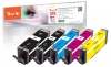 Peach Multi Pack, compatible with  Canon PGI-580XL, CLI-581XL