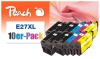 Peach Pack de 10, compatible avec  Epson T2716, No. 27XL, C13T27164010*2