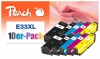 Peach Pack of 10 Ink Cartridges compatible with  Epson T3357, No. 33XL, C13T33574010