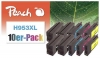 Peach Pack de 10 cartouches d'encre compatible avec  HP No. 953XL, L0S70AE*4, F6U16AE*2, F6U17AE*2, F6U18AE*2