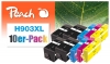 Peach Pack de 10 cartouches d'encre compatible avec  HP No. 903XL, T6M15AE*2, T6M03AE*2, T6M07AE*2, T6M11AE*2