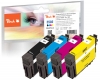 Peach Multi Pack, compatible with  Epson No. 502, C13T02V64010