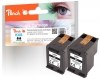 Peach Double Pack tête d'impression noir, compatible avec  HP No. 303 BK*2, T6N02AE*2