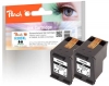 Peach Double Pack tête d'impression noir, compatible avec  HP No. 303XL BK*2, T6N04AE*2