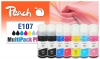 Peach Combi Pack Plus, compatible with  Epson No. 107, T09B1*2, T09B2, T09B3, T09B4, T09B5, T09B6